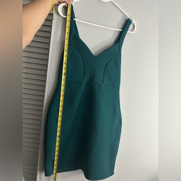 Charlotte Russe Green Bodycon Dress Medium - Picture 5 of 8